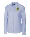 Nashville SC Cutter & Buck Stretch Oxford Womens Long Sleeve Dress Shirt Light Blue Mannequin Thumbnail Image