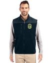 Nashville SC Cutter & Buck Cascade Eco Sherpa Mens Big and Tall Fleece Vest Navy Blue Front Thumbnail Image