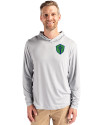 Seattle Sounders FC Cutter & Buck Coastline Epic Comfort Recycled Mens Hooded Shirt CONCRETE Front Thumbnail Image