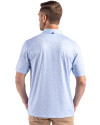 Minnesota United FC Cutter & Buck Pike Eco Flora Print Recycled Mens Polo Atlas Light Blue Back Thumbnail Image
