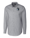 Minnesota United FC Cutter & Buck Stretch Oxford Mens Long Sleeve Dress Shirt Charcoal Mannequin Thumbnail Image