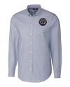 Philadelphia Union Cutter & Buck Stretch Oxford Mens Long Sleeve Dress Shirt Light Blue Mannequin Thumbnail Image