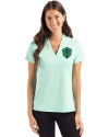 Seattle Sounders FC Cutter & Buck Forge Eco Heathered Stretch Womens Blade Top Fresh Mint Heather Front Thumbnail Image