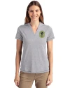 Nashville SC Cutter & Buck Forge Eco Heathered Stretch Womens Blade Top Polished Heather Front Thumbnail Image