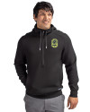 Nashville SC Cutter & Buck Roam Epic Versatility Half Zip Recycled Mens Hooded Pullover Black Front Thumbnail Image