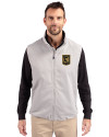 LAFC Cutter & Buck Charter Eco Recycled Mens Full-Zip Vest Polished Medium Gray Front Thumbnail Image