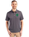Seattle Sounders FC Cutter & Buck Pike Eco Symmetry Print Stretch Recycled Mens Big & Tall Polo Black/White Front Thumbnail Image