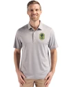 Nashville SC Cutter & Buck Forge Epic Confidence Fine Line Stripe Stretch Recycled Mens Polo Polished/White Front Thumbnail Image