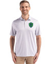 Seattle Sounders FC Cutter & Buck Pike Eco Diamond Dot Print Recycled Mens Polo Polished Medium Gray Front Thumbnail Image