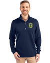 Nashville SC Cutter & Buck Traverse Stretch Eco Quarter Zip Mens Pullover Liberty Navy Front Thumbnail Image
