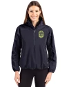 Nashville SC Cutter & Buck Charter Eco Recycled Womens Anorak Jacket Navy Blue Front Thumbnail Image