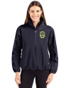 Nashville SC Cutter & Buck Charter Eco Recycled Womens Anorak Jacket Navy Blue Front Thumbnail Image
