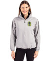 Nashville SC Cutter & Buck Charter Eco Recycled Womens Anorak Jacket Polished Medium Gray Front Thumbnail Image