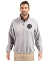Philadelphia Union Cutter & Buck Charter Eco Recycled Mens Full-Zip Jacket Polished Medium Gray Front Thumbnail Image