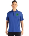 Seattle Sounders FC Cutter & Buck Forge Eco Stretch Recycled Mens Polo Tour Blue Front Thumbnail Image