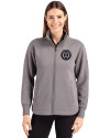 Philadelphia Union Cutter & Buck Roam Epic Versatility Full Zip Recycled Womens Jacket Elemental Grey Front Thumbnail Image