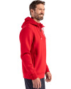 Texas Tech Red Raiders College Vault- Cutter & Buck Roam Epic Versatility Half Zip Recycled Mens Hooded Pullover Red Side Thumbnail Image