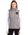 Atlanta United FC - Cutter & Buck Mainsail Sweater Knit Womens Asymmetrical Vest Polished Heather Front Thumbnail Image