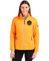 Houston Dynamo FC Cutter & Buck Rainier PrimaLoft®  Womens Eco Insulated Full Zip Puffer Jacket Satsuma Front Thumbnail Image
