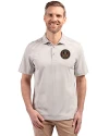 Atlanta United FC - Cutter & Buck Virtue Eco Pique Stripe Recycled Mens Big and Tall Polo Polished Medium Gray Front Thumbnail Image