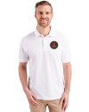 Atlanta United FC - Cutter & Buck Advantage Eco Tri-Blend Pique Mens Polo White Front Thumbnail Image