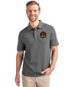 Houston Dynamo FC Cutter & Buck Advantage Eco Tri-Blend Pique Mens Polo Elemental Grey Front Thumbnail Image