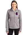 St. Louis City SC Cutter & Buck Mainsail Full Zip Hooded Womens Jacket Polished Heather Front Thumbnail Image