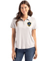 LA Galaxy Cutter & Buck Coastline Epic Comfort Recycled Womens Polo CONCRETE Front Thumbnail Image