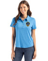 LA Galaxy Cutter & Buck Coastline Epic Comfort Recycled Womens Polo Digital Front Thumbnail Image