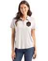 Houston Dynamo FC Cutter & Buck Coastline Epic Comfort Recycled Womens Polo CONCRETE Front Thumbnail Image