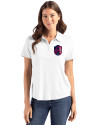 St. Louis City SC Cutter & Buck Coastline Epic Comfort Recycled Womens Polo White Front Thumbnail Image
