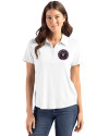 View image 13: Inter Miami CF Cutter & Buck Coastline Recycled Double Peached Womens Polo White Front