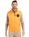 Houston Dynamo FC Cutter & Buck Rainier PrimaLoft® Mens Eco Insulated Full Zip Puffer Vest Satsuma Front Thumbnail Image