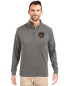 Atlanta United FC - Cutter & Buck Adapt Eco Knit Stretch Recycled Mens Quarter Zip Pullover Elemental Grey Front Thumbnail Image