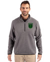 Austin FC - Cutter & Buck Cascade Eco Fleece Mens Quarter Zip Jacket Elemental Grey/Black Front Thumbnail Image
