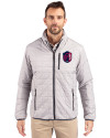 St. Louis City SC Cutter & Buck Rainier PrimaLoft® Mens Eco Insulated Full Zip Puffer Jacket Polished Medium Gray Front Thumbnail Image
