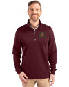 Atlanta United FC - Cutter & Buck Traverse Stretch Eco Quarter Zip Mens Pullover Bordeaux Front Thumbnail Image
