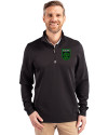 Austin FC - Cutter & Buck Traverse Stretch Eco Quarter Zip Mens Pullover Black Front Thumbnail Image