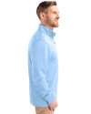 Vancouver Whitecaps FC Cutter & Buck Traverse Stretch Eco Quarter Zip Mens Pullover Atlas Light Blue Side Thumbnail Image