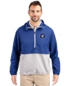 CF Montréal Cutter & Buck Charter Eco Recycled Mens Anorak Jacket Tour Blue/Polished Front Thumbnail Image