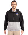 FC Cincinnati Cutter & Buck Charter Eco Recycled Mens Anorak Jacket Black/Polished Front Thumbnail Image