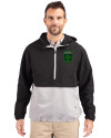 Austin FC - Cutter & Buck Charter Eco Recycled Mens Anorak Jacket Black/Polished Front Thumbnail Image