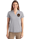 Houston Dynamo FC Cutter & Buck Forge Eco Heathered Stretch Womens Blade Top Polished Heather Front Thumbnail Image