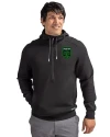 Austin FC - Cutter & Buck Roam Epic Versatility Half Zip Recycled Mens Hooded Pullover Black Front Thumbnail Image