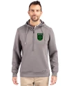 Austin FC - Cutter & Buck Roam Epic Versatility Half Zip Recycled Mens Hooded Pullover Elemental Grey Front Thumbnail Image