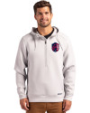 St. Louis City SC Cutter & Buck Roam Epic Versatility Half Zip Recycled Mens Hooded Pullover Solitare Front Thumbnail Image