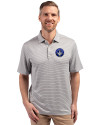CF Montréal Cutter & Buck Forge Eco Double Stripe Stretch Recycled Mens Big &Tall Polo Polished/White Front Thumbnail Image
