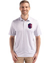 St. Louis City SC Cutter & Buck Pike Eco Flora Print Recycled Mens Big & Tall Polo Polished Medium Gray Front Thumbnail Image