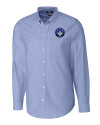 View image 5: CF Montréal Cutter & Buck Easy Care Stretch Oxford Mens Long Sleeve Button Down Shirt French Blue Mannequin