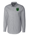 Austin FC - Cutter & Buck Stretch Oxford Mens Long Sleeve Dress Shirt Charcoal Mannequin Thumbnail Image